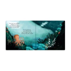Jellycat Odell, The Fearless Octopus Book< All Baby|View All
