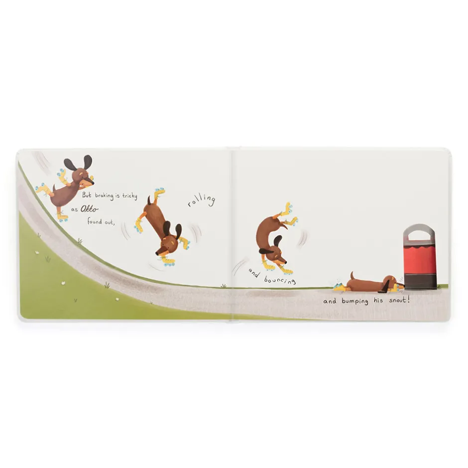 Jellycat Otto the Loyal Long Dog Book and Otto Sausage Dog Medium< All Soft Toys|View All