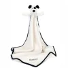 Jellycat Personalised Bashful Black & Cream Puppy Blankie< All Bashfuls|View All