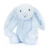Jellycat Personalised Bashful Blue Bunny Medium< All Soft Toys|Bashful Bunnies