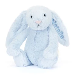 Jellycat Personalised Bashful Blue Bunny Medium< All Soft Toys|Bashful Bunnies