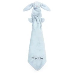 Jellycat Personalised Bashful Blue Bunny Soother< Bashful Bunnies|All Bashfuls
