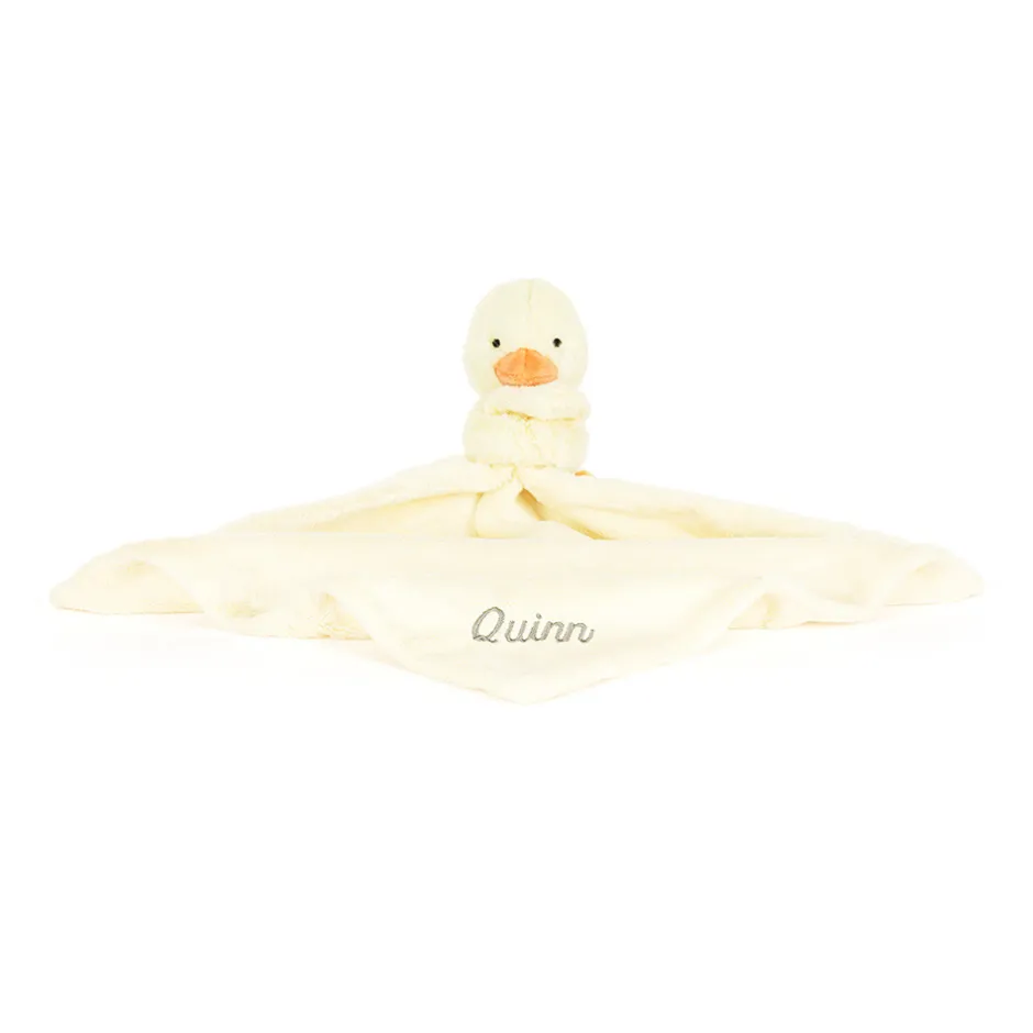 Jellycat Personalised Bashful Duckling Soother< All Soft Toys|All Bashfuls