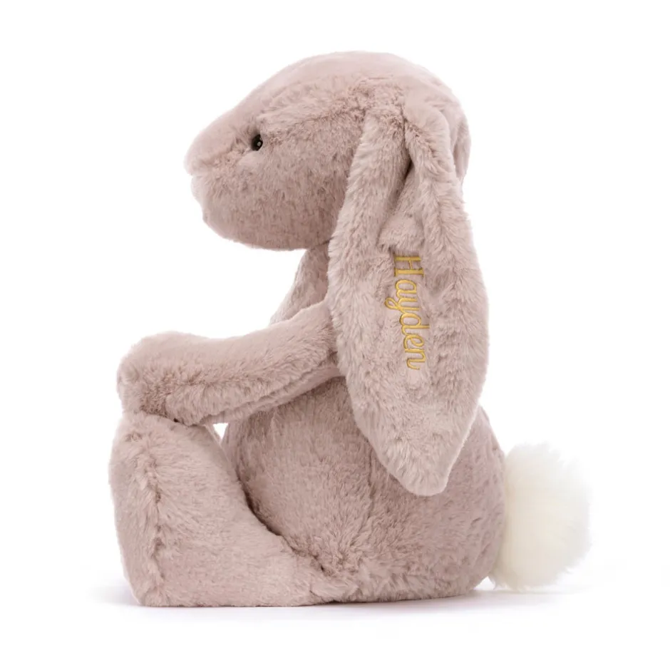 Jellycat Personalised Bashful Luxe Bunny Rosa Huge< All Soft Toys|Bashful Bunnies