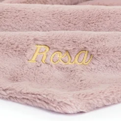 Jellycat Personalised Bashful Luxe Bunny Rosa Soother< Bashful Bunnies|All Bashfuls