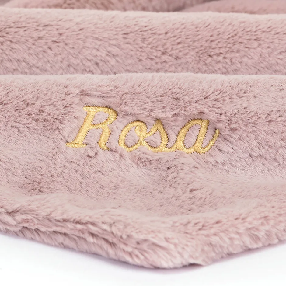 Jellycat Personalised Bashful Luxe Bunny Rosa Soother< Bashful Bunnies|All Bashfuls