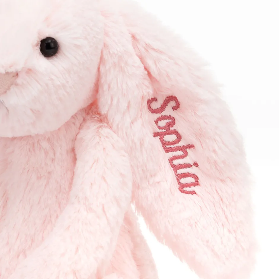 Jellycat Personalised Bashful Pink Bunny Medium< Best Sellers|All Soft Toys