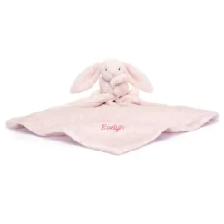 Jellycat Personalised Bashful Pink Bunny Soother< Bashful Bunnies|All Bashfuls