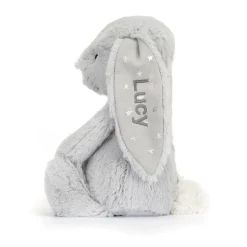 Jellycat Personalised Bashful Shimmer Bunny Medium< All Soft Toys|Bashful Bunnies