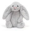 Jellycat Personalised Bashful Silver Bunny Medium< Best Sellers|All Soft Toys