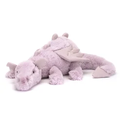 Jellycat Personalised Lavender Dragon Huge< All Soft Toys|View All