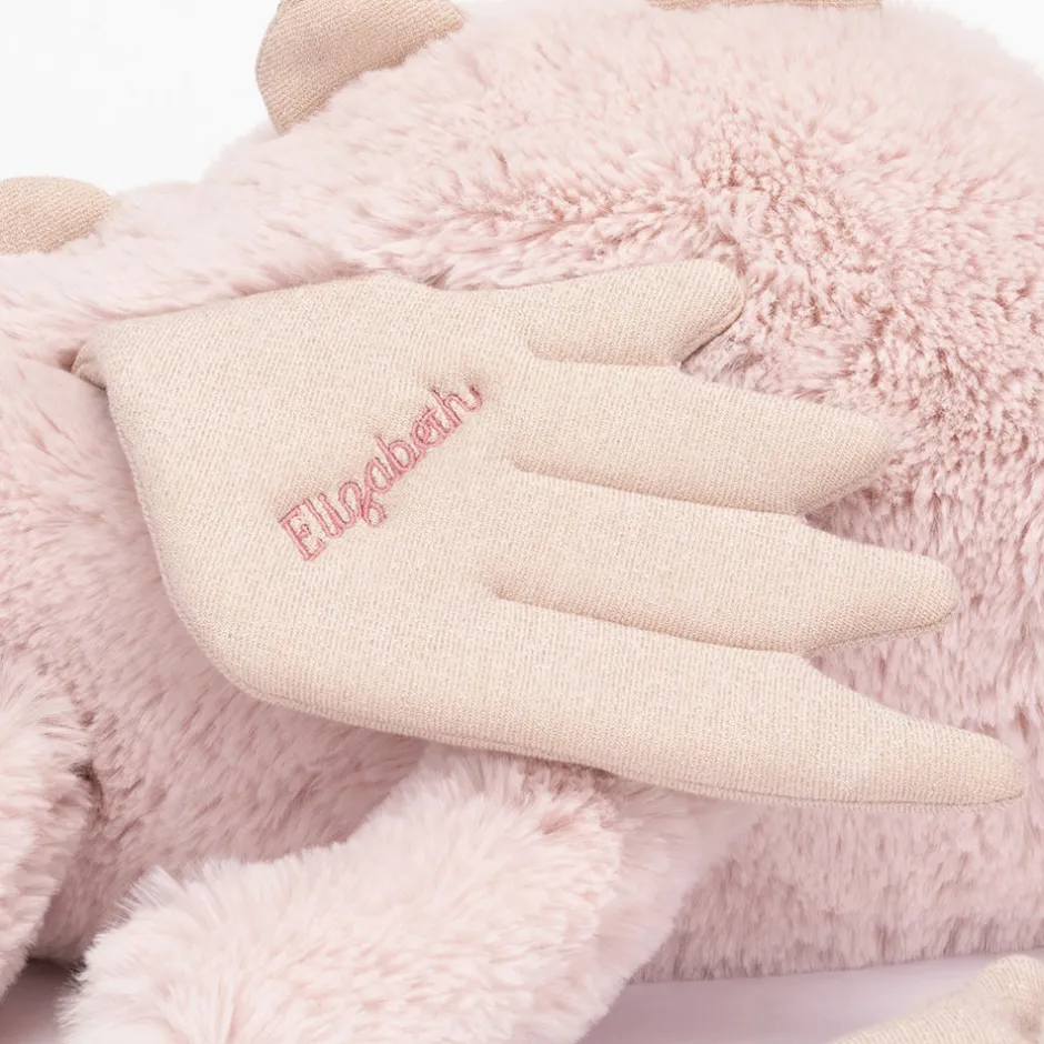 Jellycat Personalised Rose Dragon Huge< All Soft Toys|View All