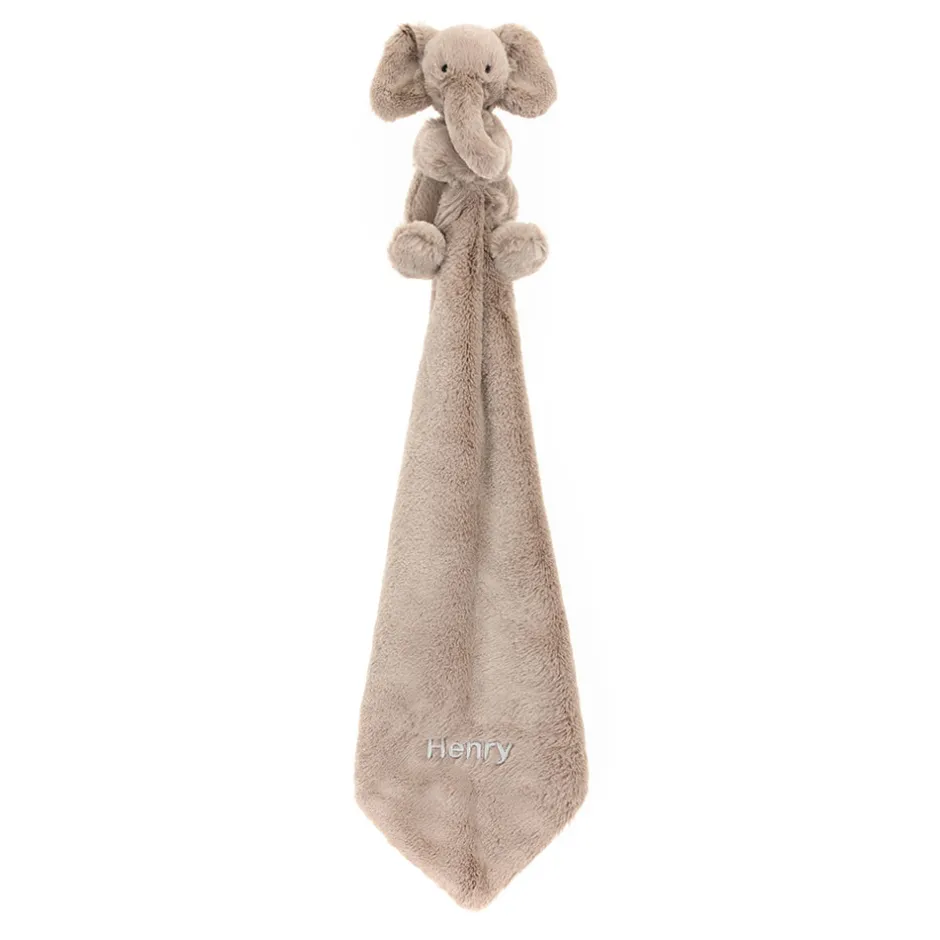 Jellycat Personalised Smudge Elephant Soother< Baby Gifts|All Baby