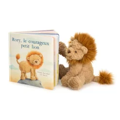 Jellycat Rory Le Courageux Petit Lion and Fuddlewuddle Lion Medium< All Soft Toys|View All