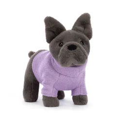 Jellycat Sweater French Bulldog Purple< All Soft Toys|View All