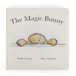 Jellycat The Magic Bunny Book and Bashful Cottontail Bunny Medium< All Soft Toys|View All