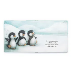 Jellycat The Naughty Penguins Book and Peanut Penguin Medium< All Soft Toys|View All