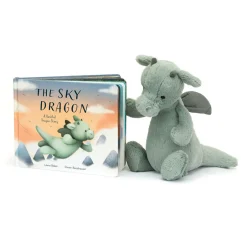Jellycat The Sky Dragon Book and Bashful Dragon Medium< All Soft Toys|View All