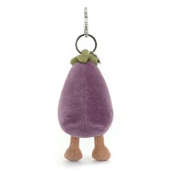Jellycat Vivacious Vegetable Aubergine Bag Charm< Best Sellers|Food & Drink