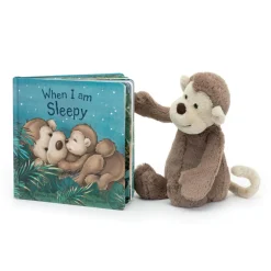 Jellycat When I Am Sleepy Book and Bashful Monkey Medium< All Soft Toys|View All