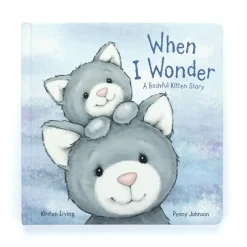 Jellycat When I Wonder Book and Bashful Grey Kitty Medium< All Soft Toys|View All